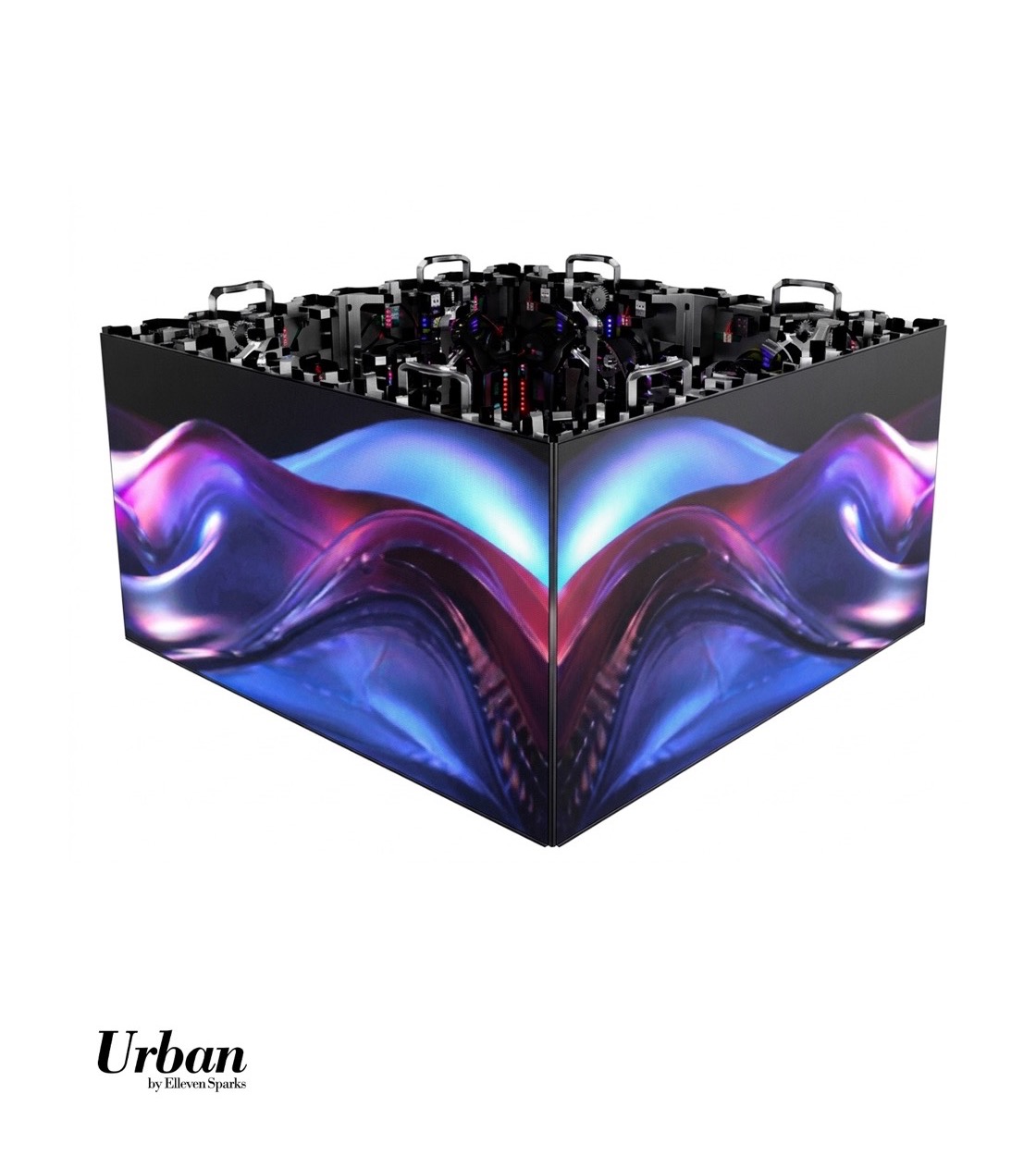 LED cube display