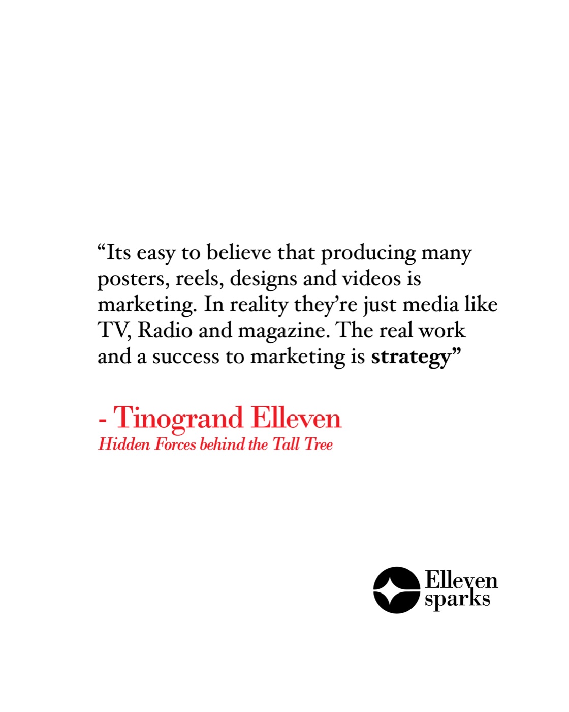 Elleven Sparks creative work